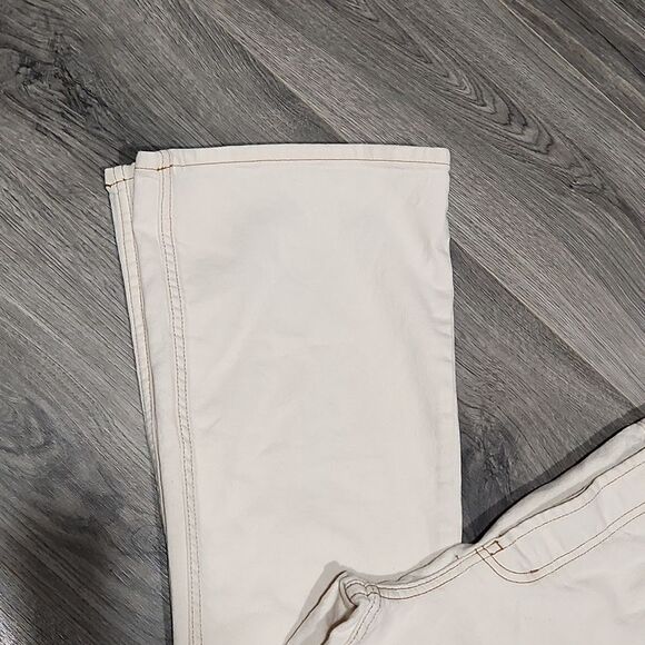 Happy Nature High Rise Cropped Boot Ivory Jeans - Picture 2 of 8